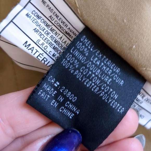 Rudsak 100% Nubuck Leather Biker Moto Jacket Braided Detail Chestnut Brown - Picture 13 of 16